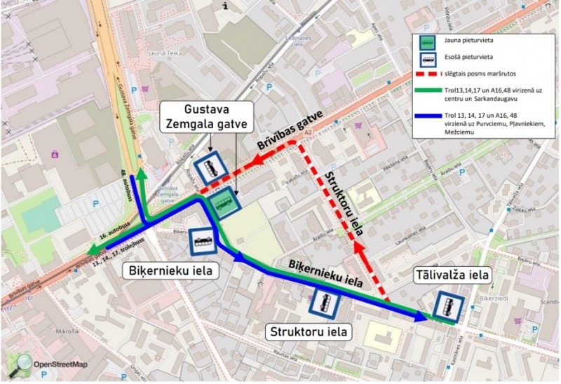 Izmaiņas sabiedriskā transporta maršrutos no 23.augusta