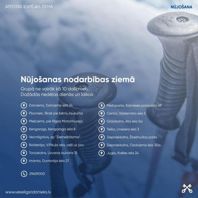 Nojošanas nodarbības ziemā