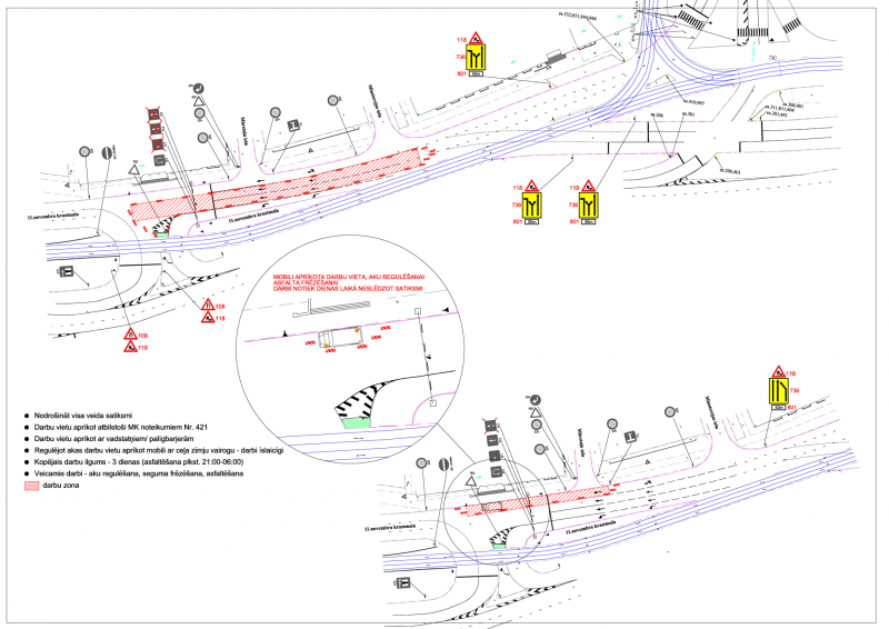 Satiksmes ierobežojumu shēma