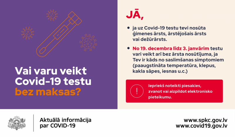 Vai varu veikt testu bez maksas
