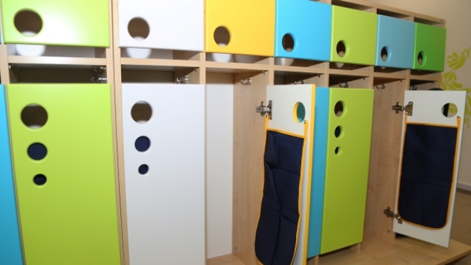 Bērnudārza skapīši