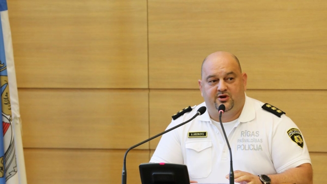 Rīgas pašvaldības policijas priekšnieka vietnieks Andrejs Aronovs