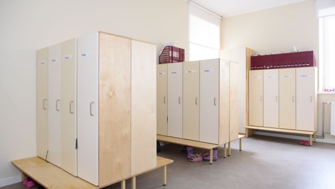 Bērnudārza skapīši