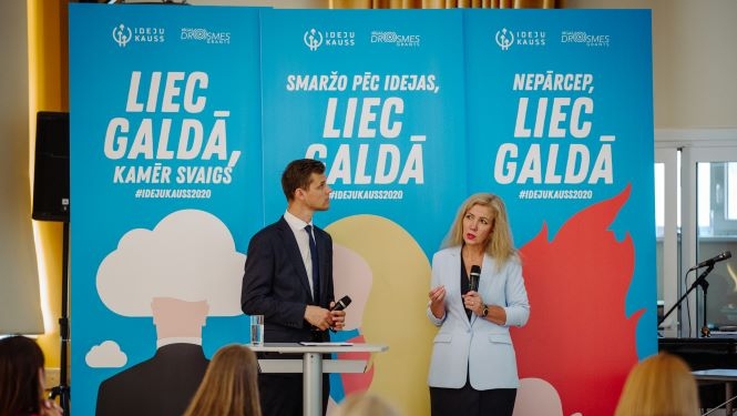 Rīgas drosmes grants atklāšana