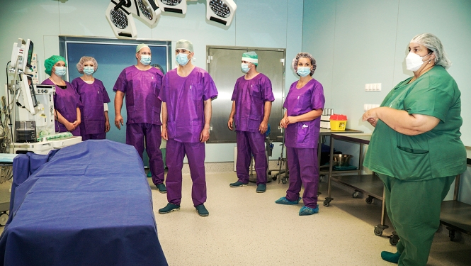 Operāciju zāle Rīgas 1.slimnīcā