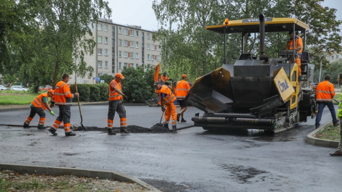 Remontē iekšpagalmu