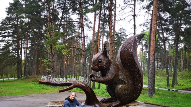Mežaparka Vāvere un tās autors