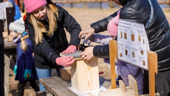 Izgatavo putnu būri