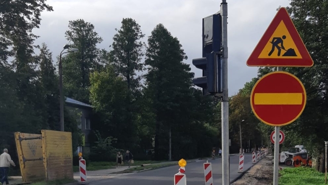 Remontdarbi Zolitūdes ielā