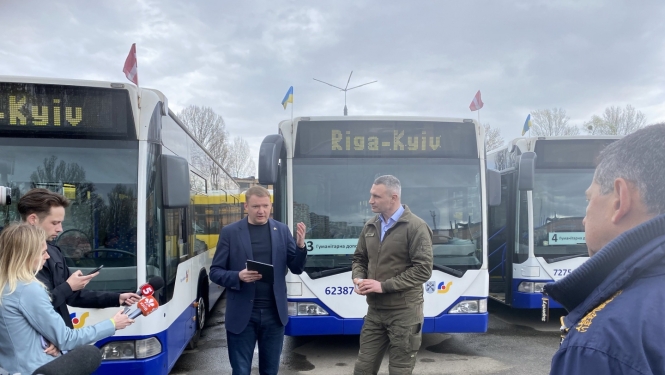 Rīgas satiksmes autobusi Kijivā