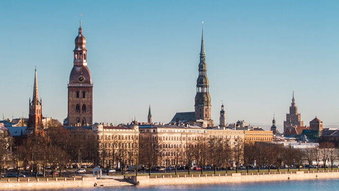 Rīgas baznīcu torņi