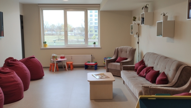 Sociālā dzīvokļa istaba