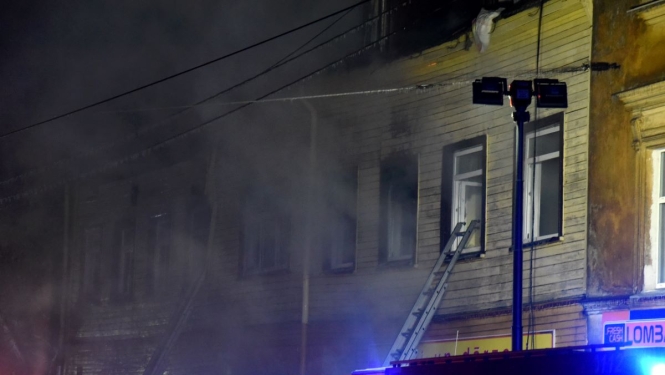 Ugunsgrēks Pētersalas ielā 6