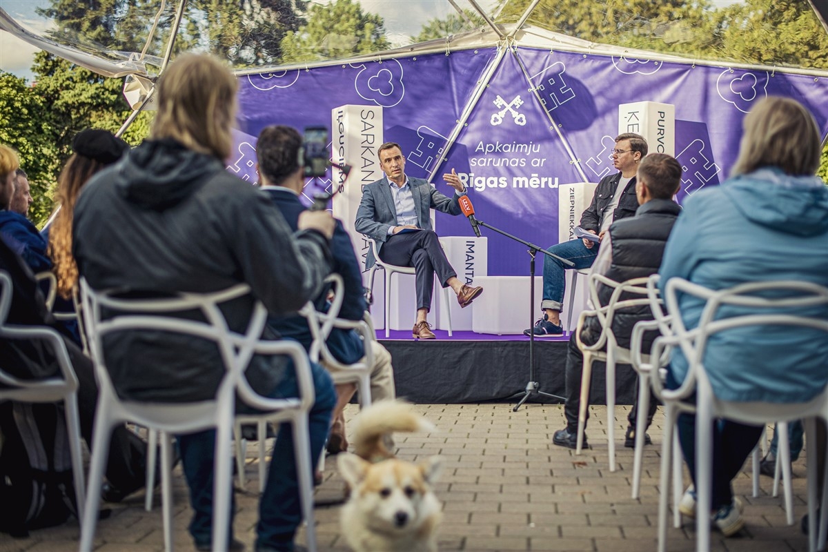 1.diskusija ciklā “Apkaimju sarunas ar Rīgas mēru” 17. augustā Ziedoņdārzā