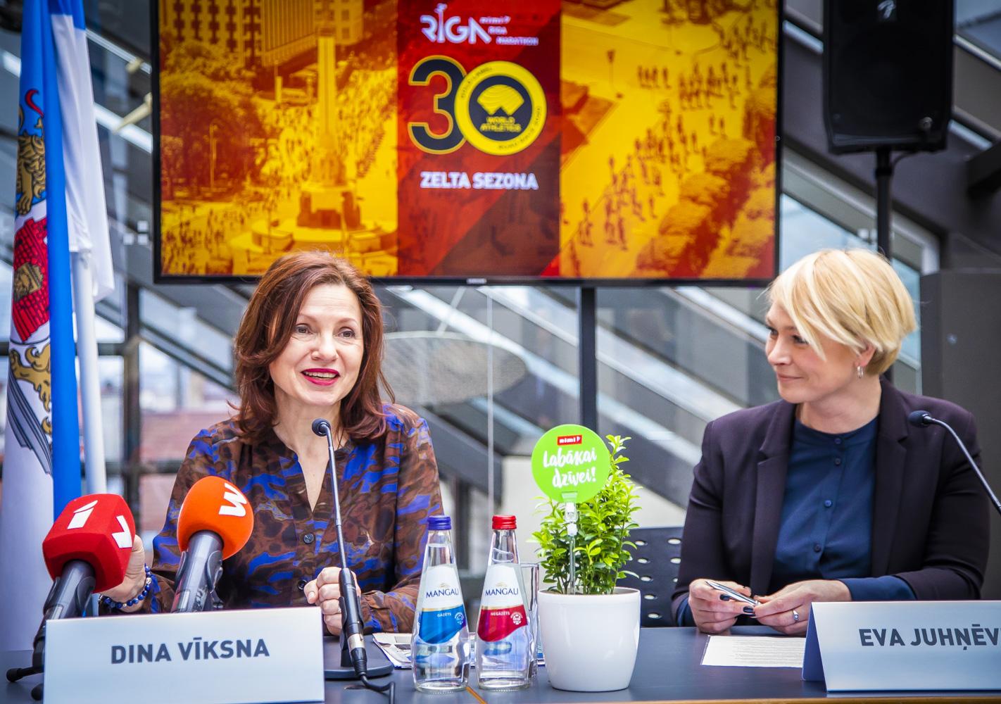 Preses konference par Rimi Rīgas maratonu