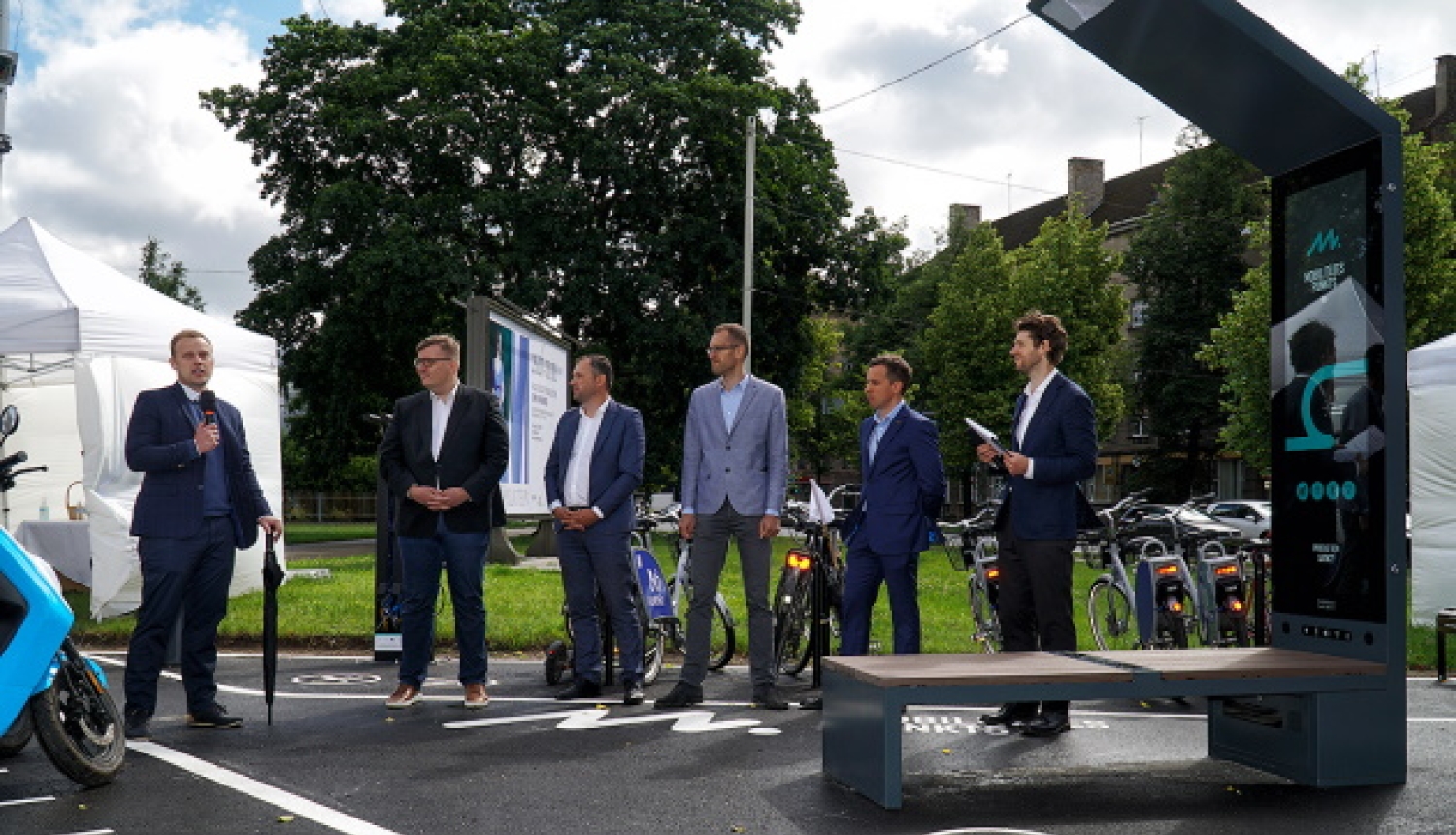 Mobilitātes punkta atklāšana VEF apkaimē