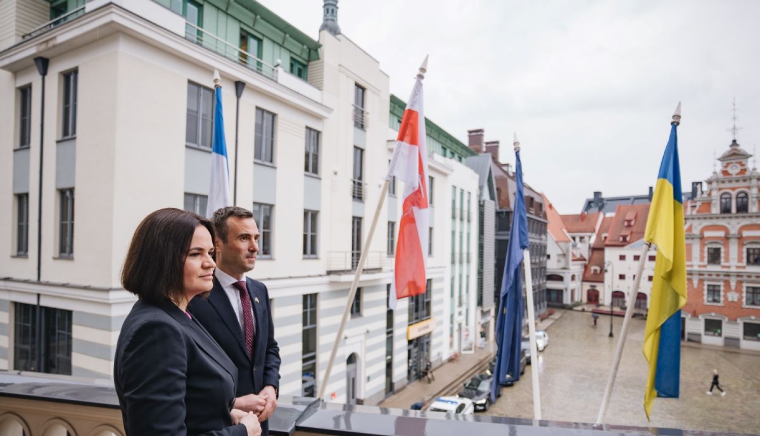 S.Cihanouskas vizīte Rīgas domē