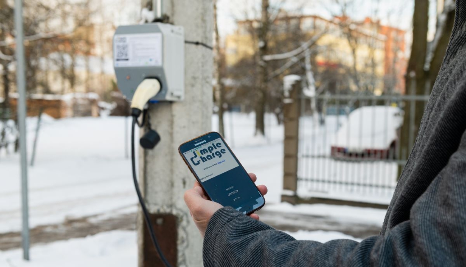 Elektro uzlādes stacija