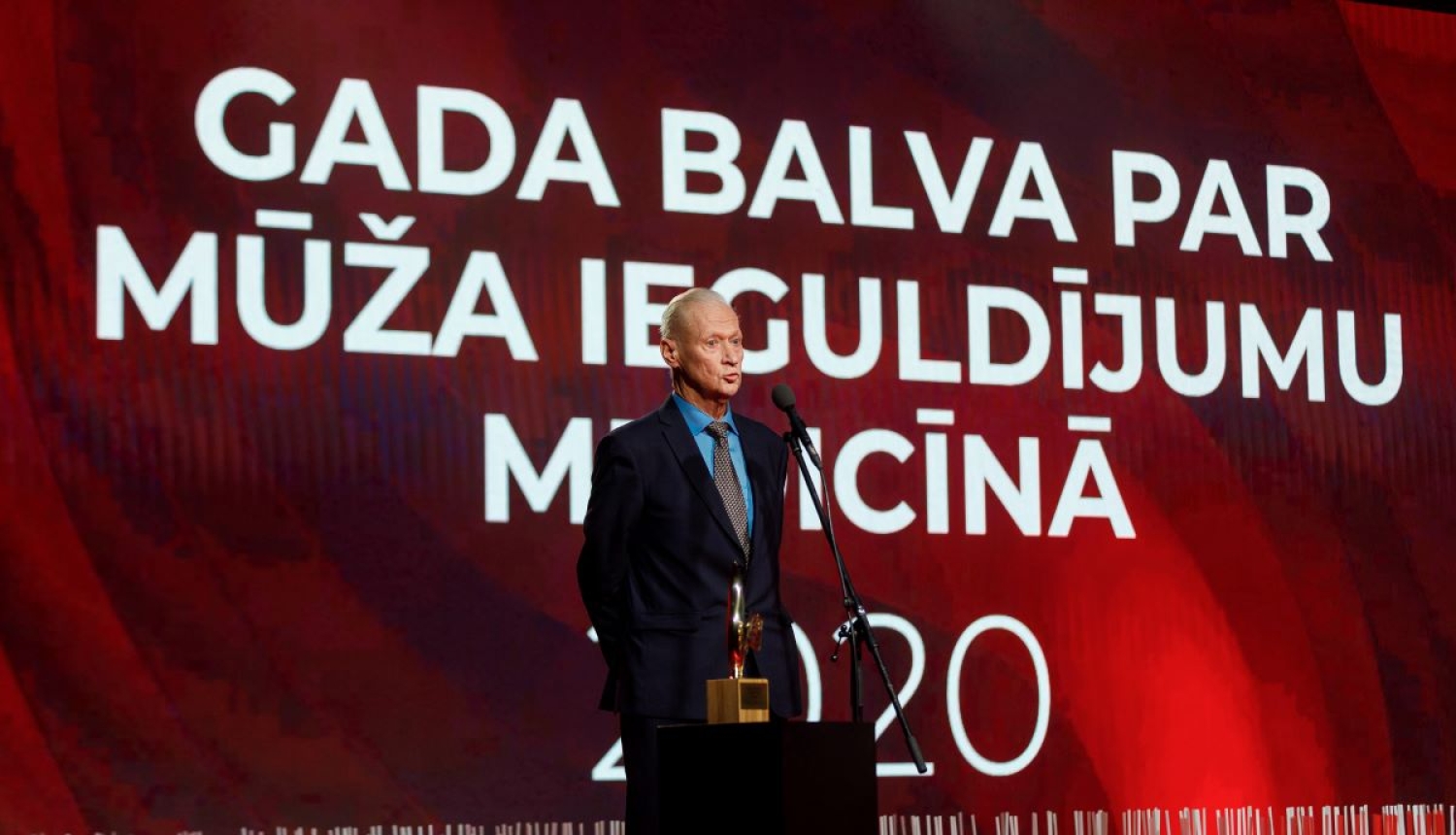 Balvu "Gada balva par mūža ieguldījumu medicīnā” saņem medicīnas zinātņu doktors, ārsts ķirurgs Andrejs Pavārs