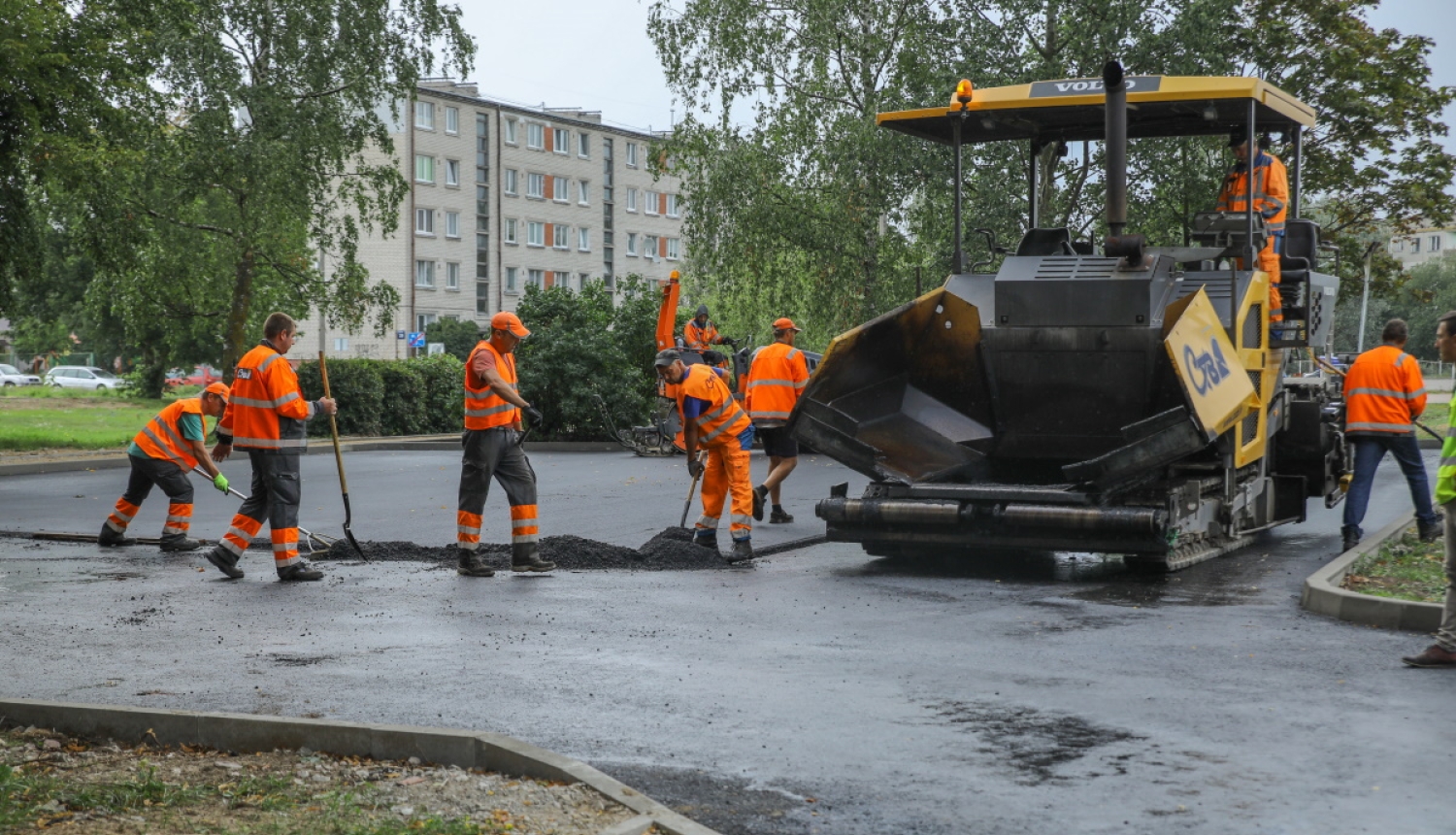 Remontē iekšpagalmu