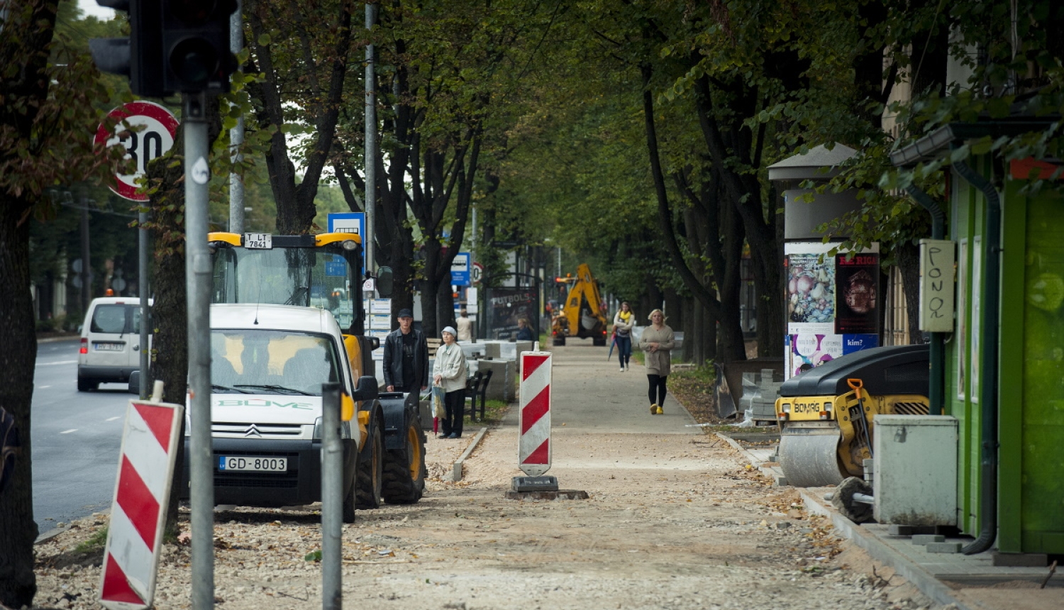 Remontē ietves segumu