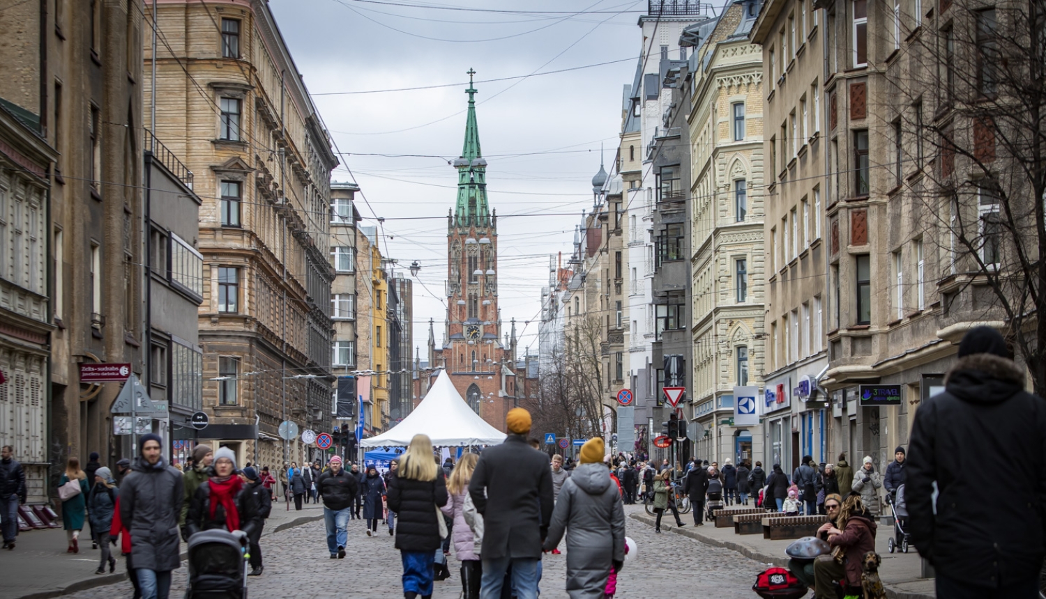 Ģertrūdes iela atvēlēta gājējiem un velobraucējiem