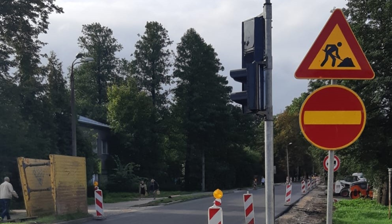 Remontdarbi Zolitūdes ielā