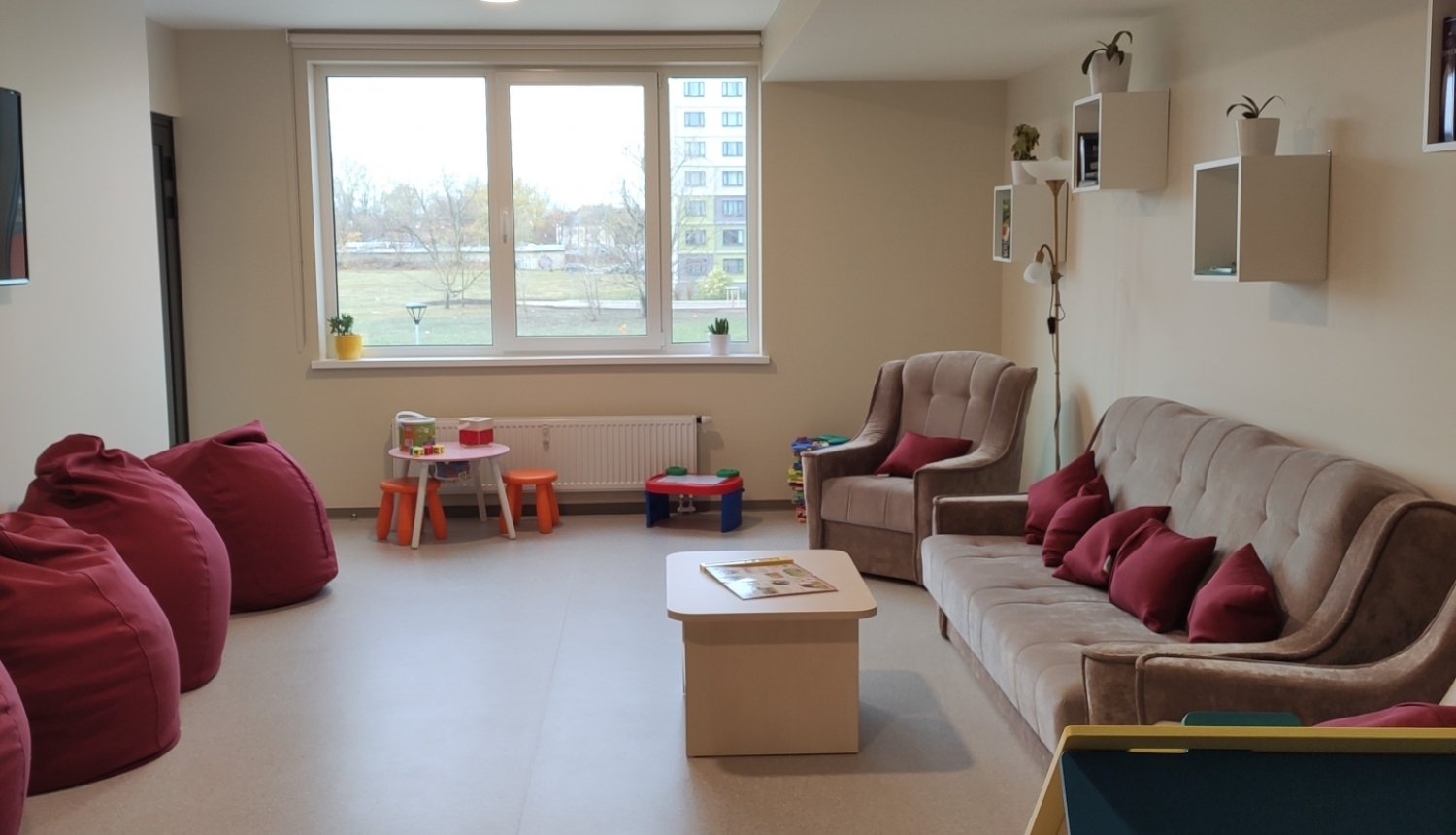 Sociālā dzīvokļa istaba