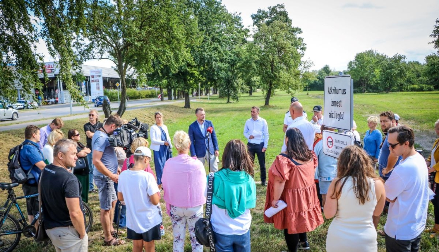 Iepazīšanās ar Lucavsalas mazdārziņu teritoriju