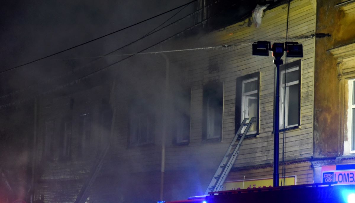 Ugunsgrēks Pētersalas ielā 6