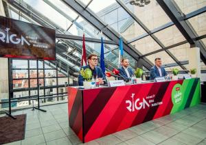 Preses konferencē informē par Rimi Rīgas maratonu