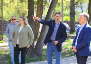 O.Pulks un Bieriņu apkaimes attīstības biedrības pārstāvji