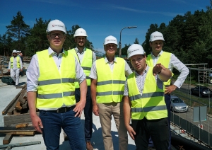 Skultes pārvada būvniecība