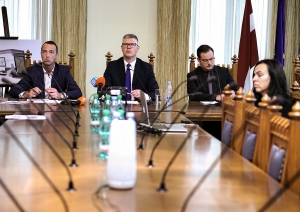 Preses konferences dalībnieki