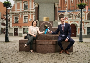 Brīvkrāns pie Rolanda statujas