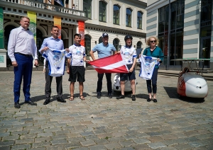 Rīgā ieradās “Sun Trip Europe” velobrauciena līderi