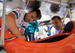 Rīgā ieradās “Sun Trip Europe” velobrauciena līderi