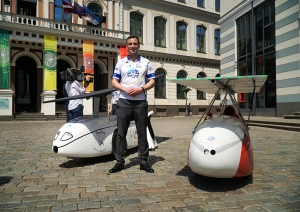 Rīgā ieradās “Sun Trip Europe” velobrauciena līderi