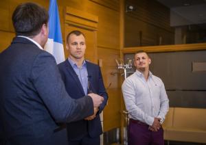 Mairis Briedis un Mārtiņš Kossovičs