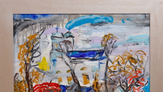 Osvalda Zvejnieka mākslas darbs