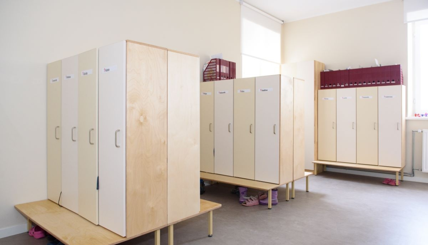 Bērnudārza skapīši