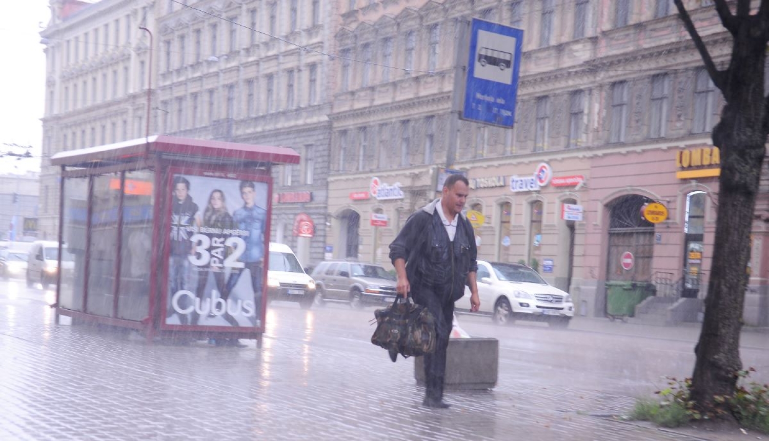 Lietus Rīgā