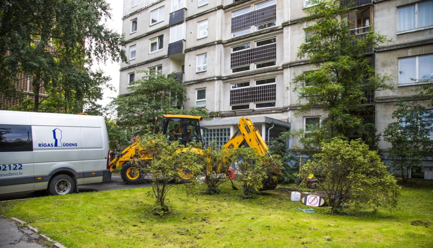 Rīgas ūdens remontē ūdens caurules