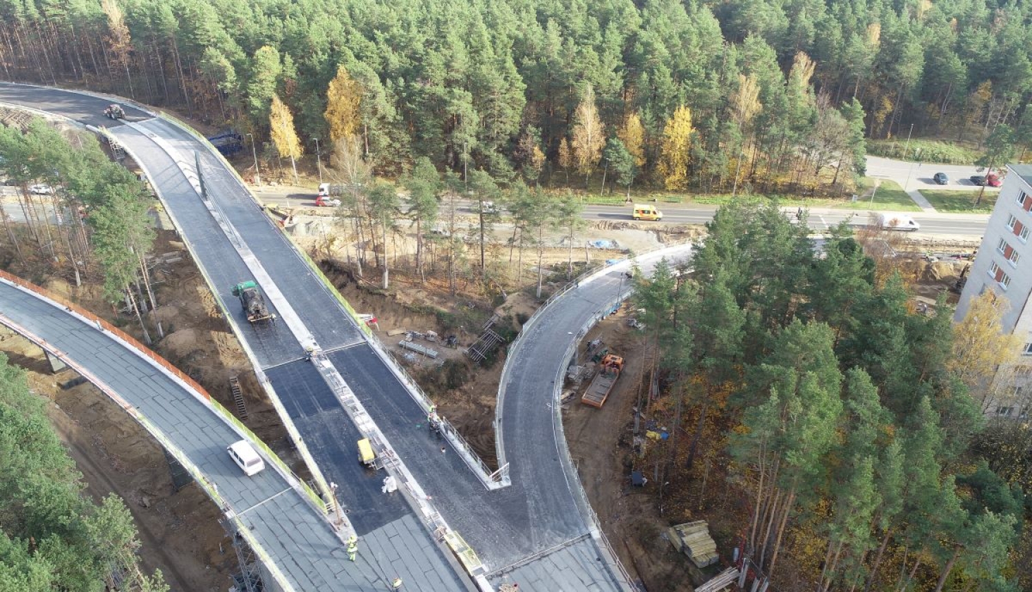 Skultes pārvada būvniecība